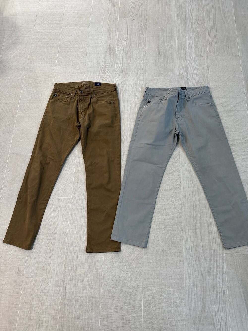AG Adriano Goldschmied The Tellis Slim Fit Pants 32 x 34 ( 2 Pair)